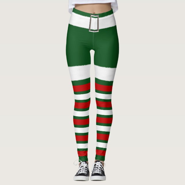 Holiday Elf Leggings (Front)