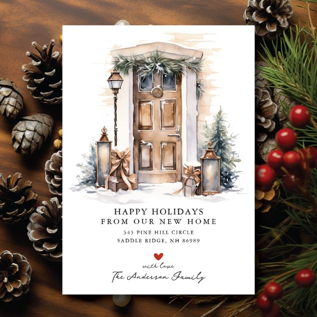 Holiday Entrance New Home Moving Announcement (Creator Uploaded)