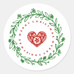 Holiday Envelope Seals or Gift Wrap Stickers