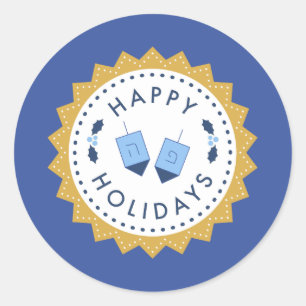 Holiday Envelope Seals or Gift Wrap Stickers