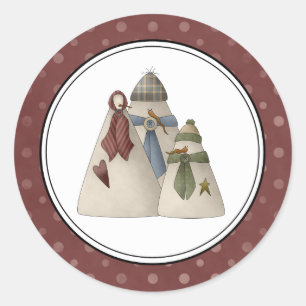 Holiday Envelope Seals Stickers