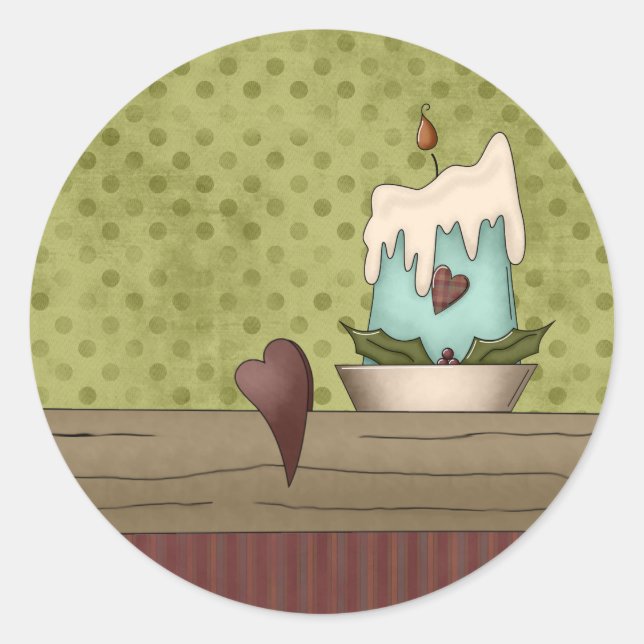 Holiday Envelope Seals Stickers (Front)