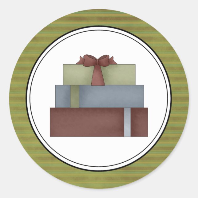 Holiday Envelope Seals Stickers (Front)