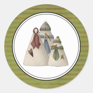 Holiday Envelope Seals Stickers