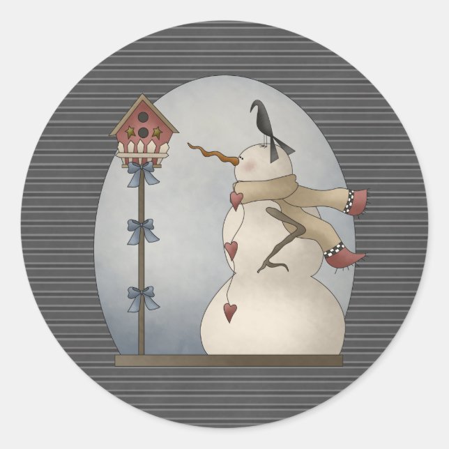 Holiday Envelope Seals Stickers (Front)