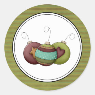 Holiday Envelope Seals Stickers