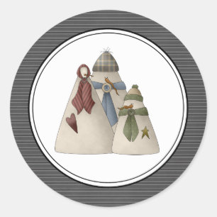 Holiday Envelope Seals Stickers