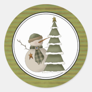 Holiday Envelope Seals Stickers