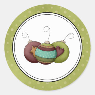 Holiday Envelope Seals Stickers