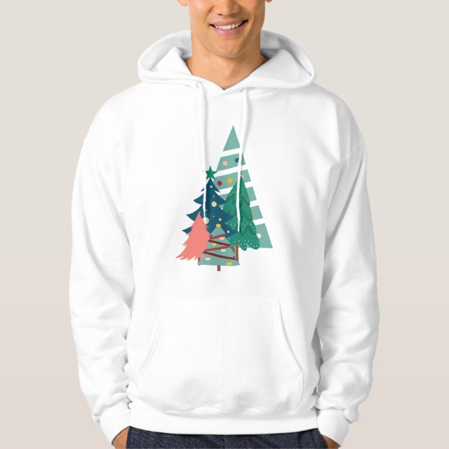 Holiday Evergreens Design Hoodie (Front)