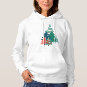 Holiday Evergreens Design Hoodie
