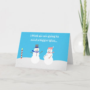 Holiday Expecting Mother Card