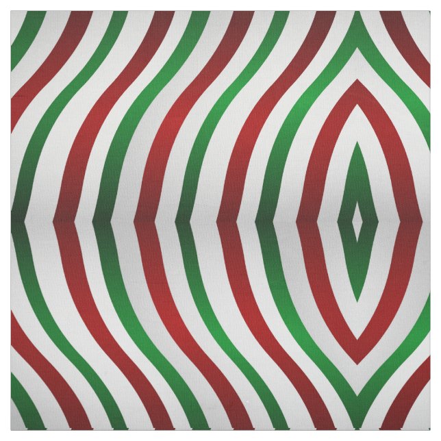 Holiday Fabric Christmas Candy Cane Fabrics Custom (Swatch)