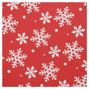 Holiday Fabric Christmas Snowflake Fabrics Custom