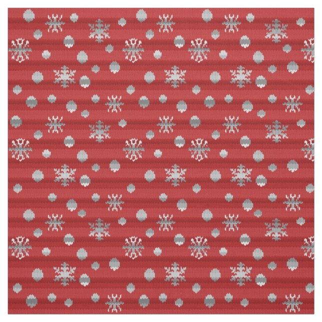 Holiday Fabric Christmas Wool Print Fabrics Custom (Swatch)