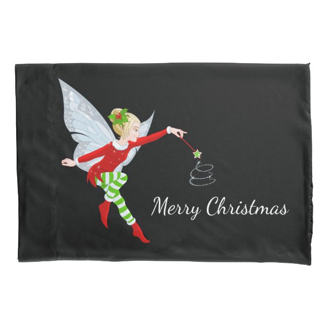 Holiday Fairy Pillowcase (Front)