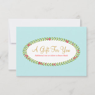 Holiday Fashion Beauty Christmas Gift Certificate