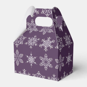 Holiday Favour Treat Box-Snowflakes Box