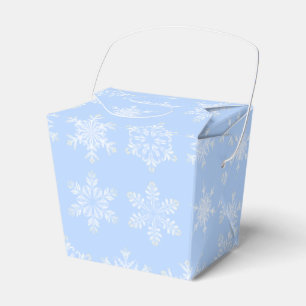 Holiday Favour Treat Box-Snowflakes Favour Box