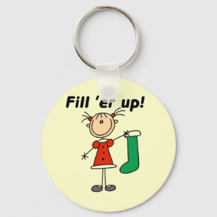 Holiday Fill 'er Up Tshirts and Gifts Key Ring