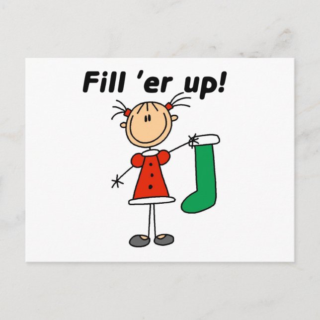 Holiday Fill 'er Up Tshirts and Gifts Postcard (Front)
