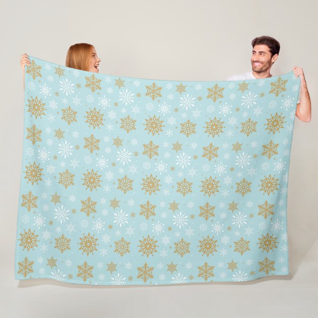 Holiday Fleece Throw Blanket (In Situ)