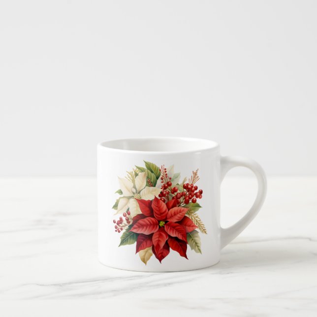 Holiday Floral  Espresso Cup (Right)