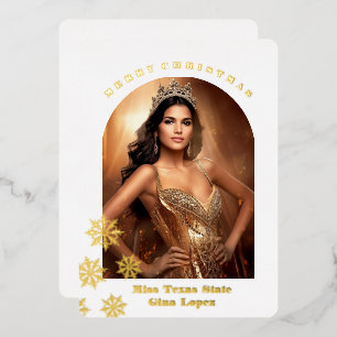 Holiday Foil Photo Card