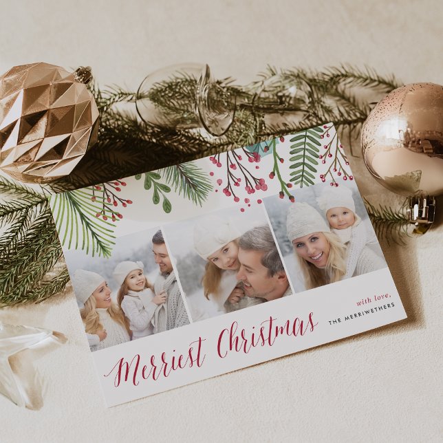 Holiday Foliage | Photo Collage Card (Creator Uploaded)