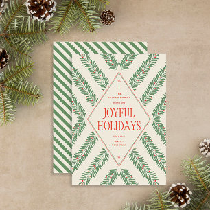 Holiday Foliage Quadrant Card