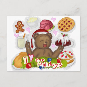 Holiday Food Postcard