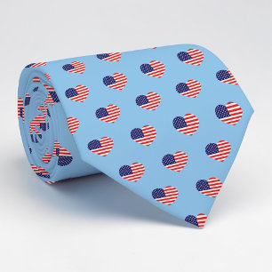 Holiday - Fourth of July American Flag Necktie