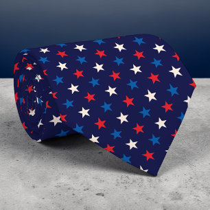 Holiday - Fourth of July Stars Necktie