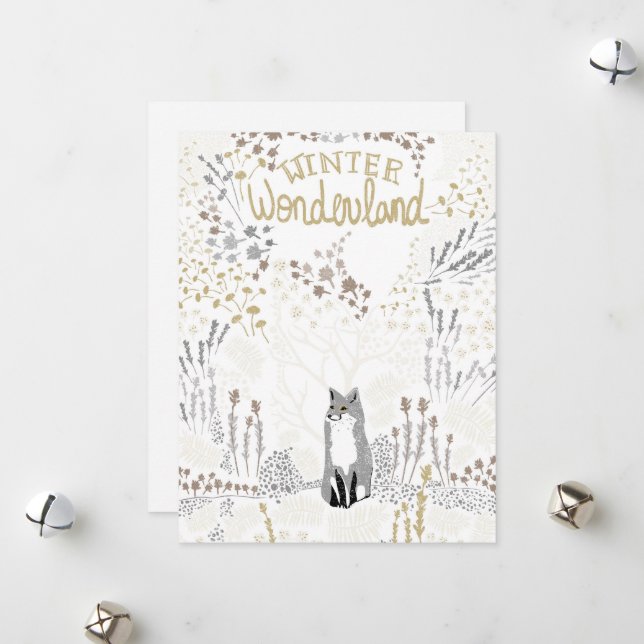 Holiday Fox Winter Wonderland (Front/Back In Situ)