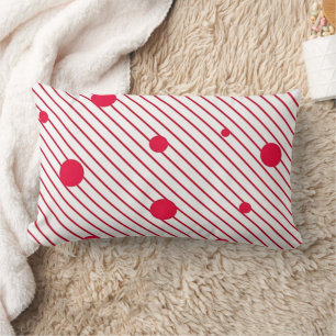 Holiday. Fun Red Lumbar/Accent Pillow