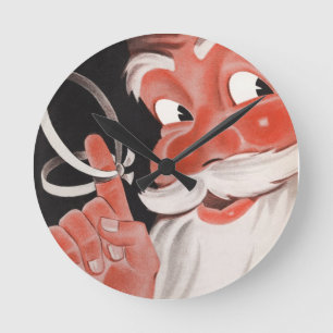 Holiday Fun Watch Round Clock