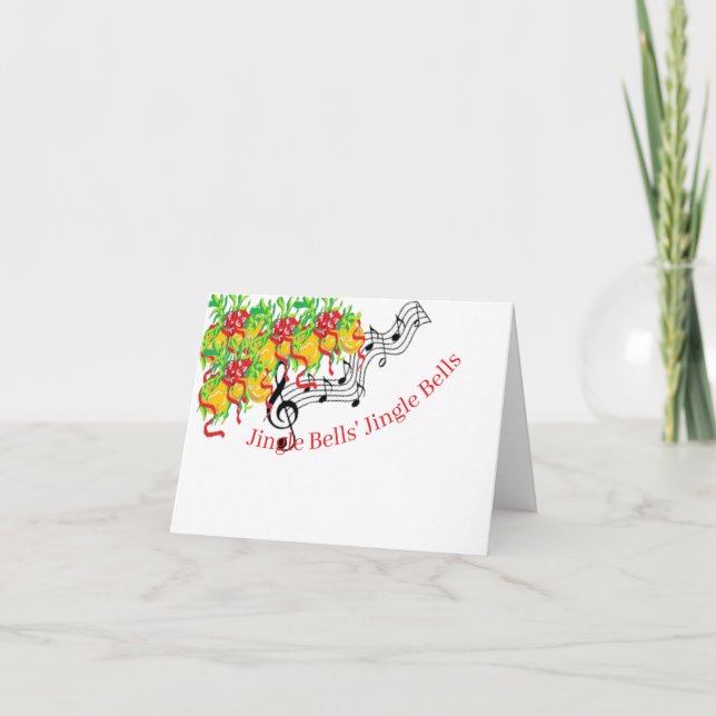 Holiday G Card : Jingle Bells  (Front)