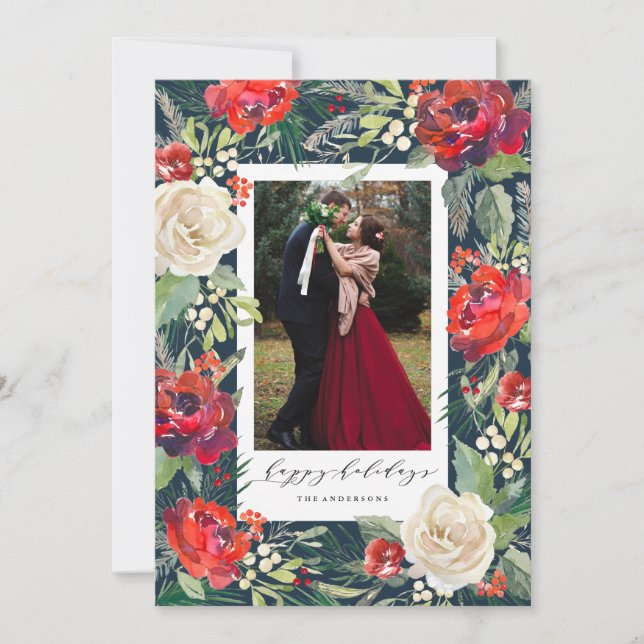 Holiday Garden Photo Card (Front)