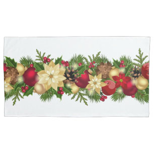 Holiday Garland Pillowcase