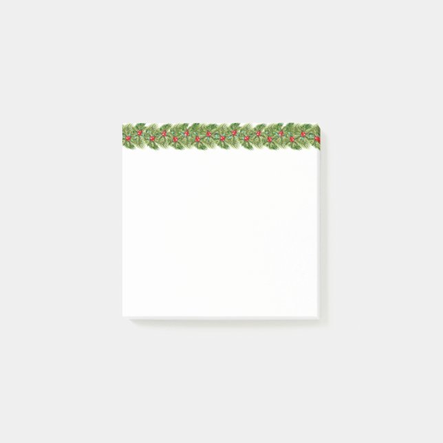 Holiday Garland  Post-it Notes (Front)