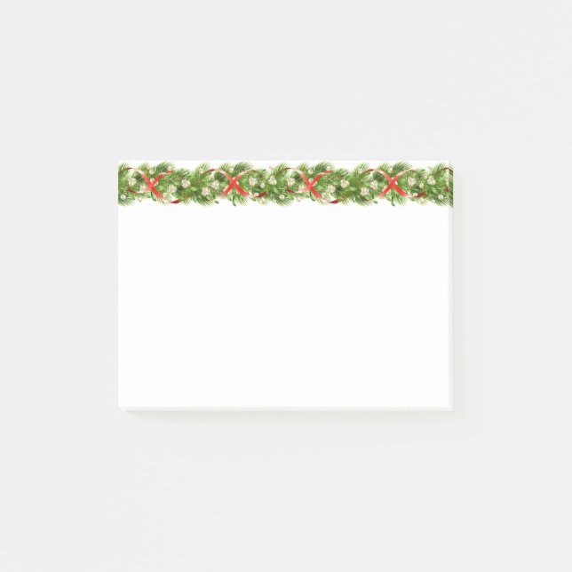 Holiday Garland  Post-it Notes (Front)