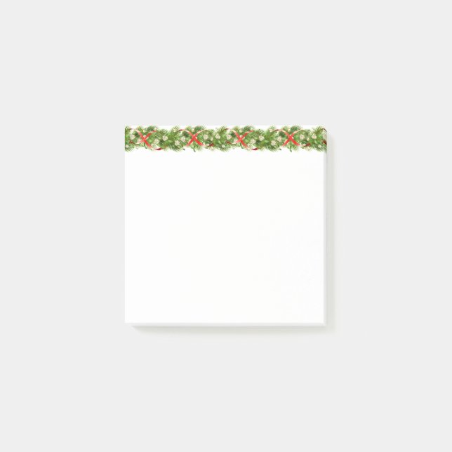 Holiday Garland  Post-it Notes (Front)