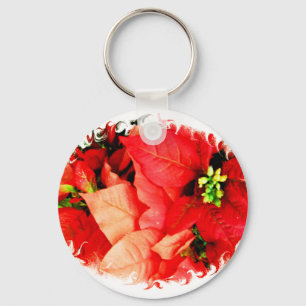 Holiday Gathering Key Ring