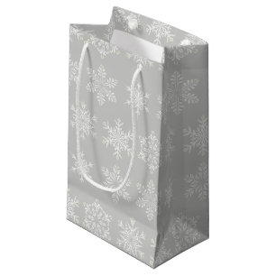 Holiday Gift Bag-Snowflakes Small Gift Bag