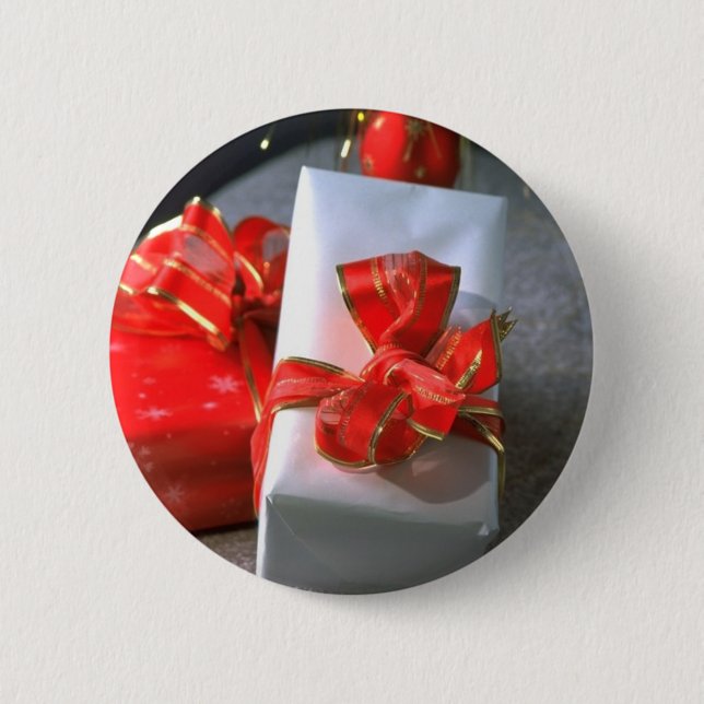 Holiday Gift Boxes 6 Cm Round Badge (Front)