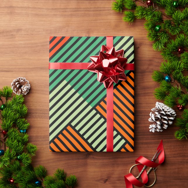 Holiday Gift Ideas Fun Artsy Colours Wrapping Paper (Holiday Gift)
