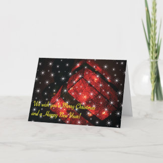 Holiday Gift Lights Stars Card