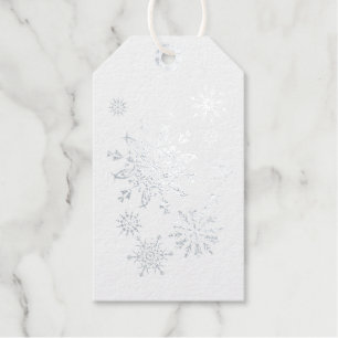 Holiday Gift Tag-Silver Foil Gift Tags