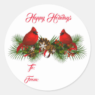 Holiday Gift Tag Stickers