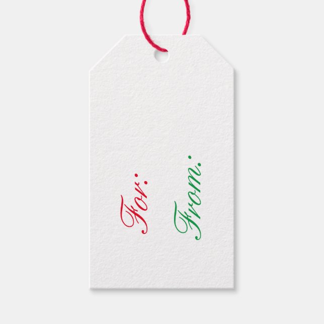 Holiday Gift Tags (Front)